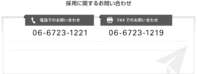 採用に関するお問い合わせ